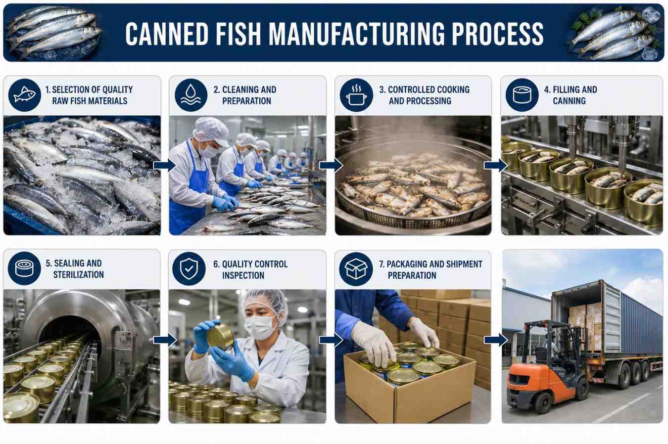 Canned Fish Manufacturing Process