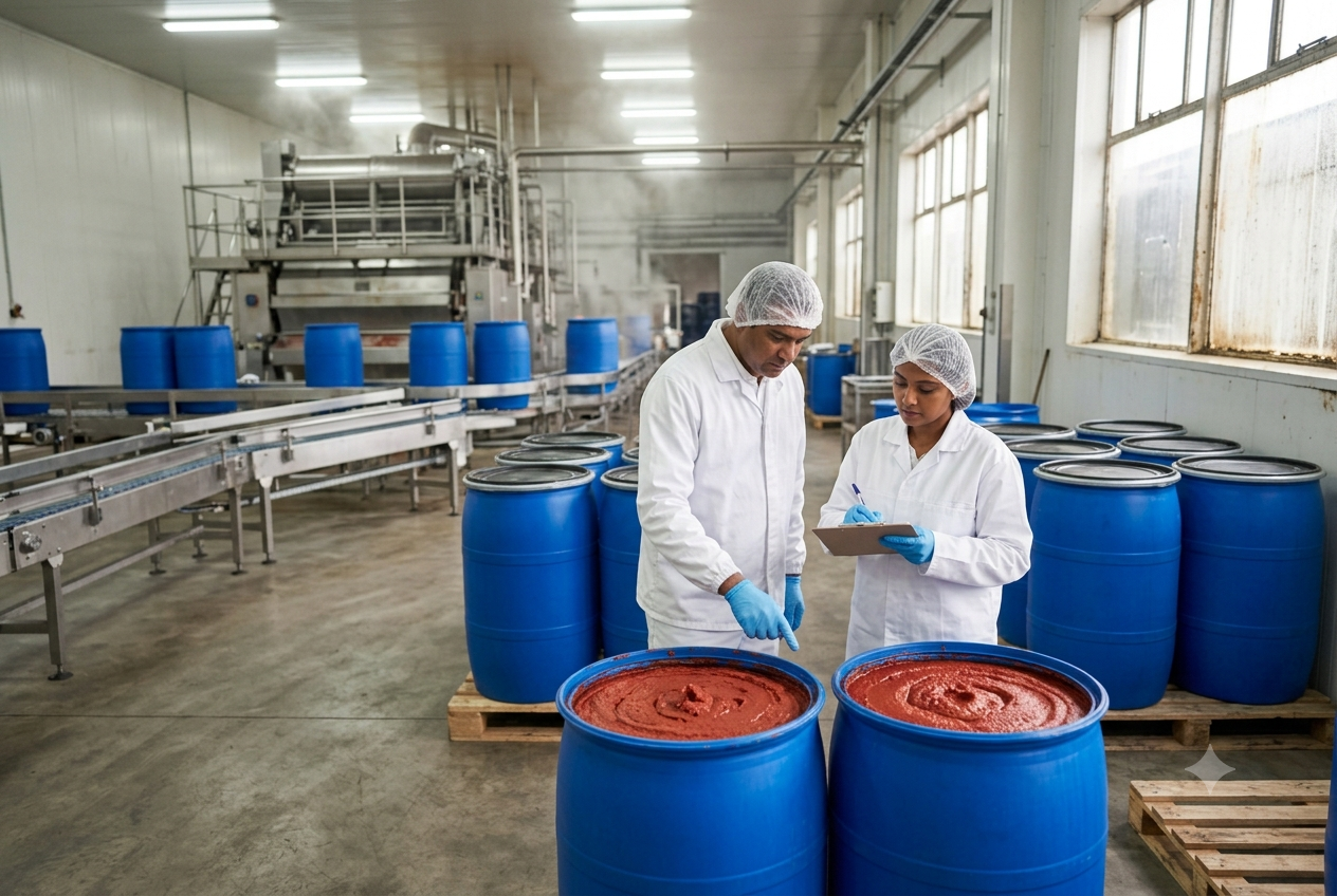 Drum Tomato Paste for Industrial Use