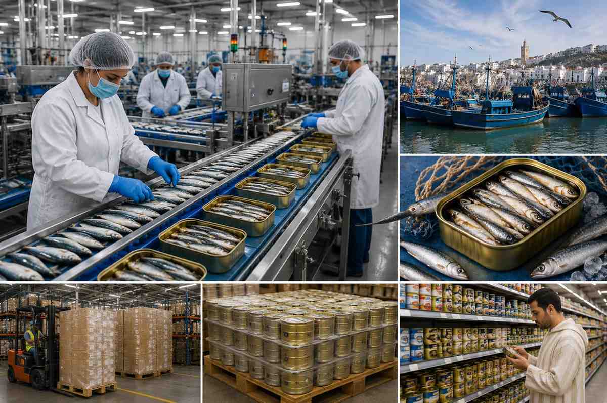 Sardines in the Moroccan Market